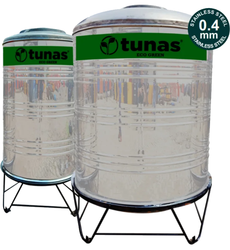 Tandon air stainless steel Tunas Tipe 304 2B